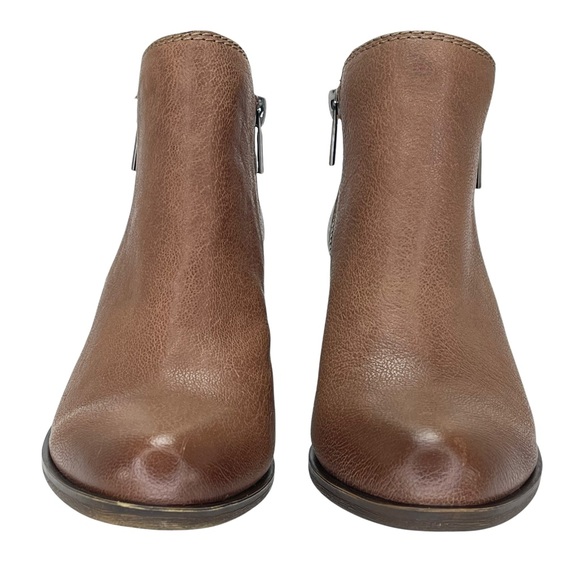 Lucky Brand Basel Brindle Leather Ankle Booties - Picture 4 of 11